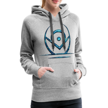 Indlæs billede til gallerivisning Blue Protection 2 Women’s Premium Hoodie - heather grey