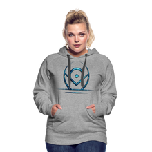 Indlæs billede til gallerivisning Blue Protection 2 Women’s Premium Hoodie - heather grey