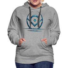 Indlæs billede til gallerivisning Blue Protection 2 Women’s Premium Hoodie - heather grey