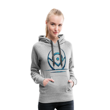 Indlæs billede til gallerivisning Blue Protection 2 Women’s Premium Hoodie - heather grey