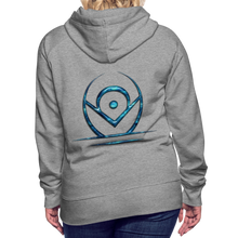 Indlæs billede til gallerivisning Blue Protection 2 Women’s Premium Hoodie - heather grey