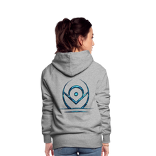 Indlæs billede til gallerivisning Blue Protection 2 Women’s Premium Hoodie - heather grey