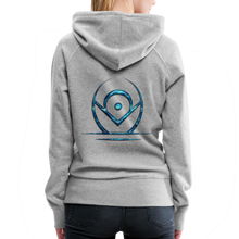 Indlæs billede til gallerivisning Blue Protection 2 Women’s Premium Hoodie - heather grey