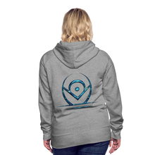 Indlæs billede til gallerivisning Blue Protection 2 Women’s Premium Hoodie - heather grey