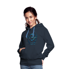 Indlæs billede til gallerivisning Blue Protection 2 Women’s Premium Hoodie - navy