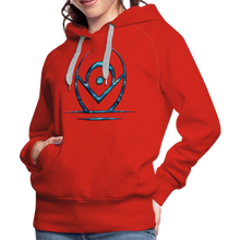 Indlæs billede til gallerivisning Blue Protection 2 Women’s Premium Hoodie - red