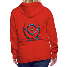 Indlæs billede til gallerivisning Blue Protection 2 Women’s Premium Hoodie - red