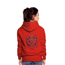Indlæs billede til gallerivisning Blue Protection 2 Women’s Premium Hoodie - red