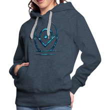Indlæs billede til gallerivisning Blue Protection 2 Women’s Premium Hoodie - heather denim