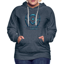 Indlæs billede til gallerivisning Blue Protection 2 Women’s Premium Hoodie - heather denim