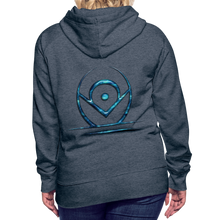 Indlæs billede til gallerivisning Blue Protection 2 Women’s Premium Hoodie - heather denim