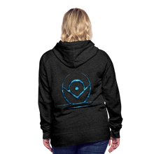 Indlæs billede til gallerivisning Blue Protection 2 Women’s Premium Hoodie - charcoal grey