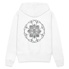 Indlæs billede til gallerivisning Silver Flor 1 Women’s Premium Hoodie - white