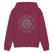 Indlæs billede til gallerivisning Silver Flor 1 Women’s Premium Hoodie - burgundy