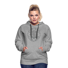 Indlæs billede til gallerivisning Silver Flor 1 Women’s Premium Hoodie - heather grey