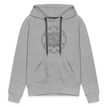 Indlæs billede til gallerivisning Silver Flor 1 Women’s Premium Hoodie - heather grey