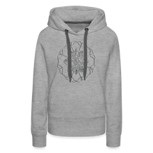 Indlæs billede til gallerivisning Silver Flor 1 Women’s Premium Hoodie - heather grey