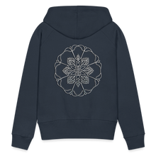 Indlæs billede til gallerivisning Silver Flor 1 Women’s Premium Hoodie - navy