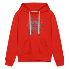Indlæs billede til gallerivisning Silver Flor 1 Women’s Premium Hoodie - red