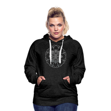 Indlæs billede til gallerivisning Silver Flor 1 Women’s Premium Hoodie - charcoal grey