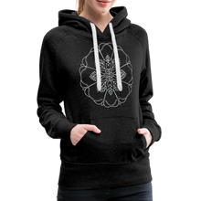Indlæs billede til gallerivisning Silver Flor 1 Women’s Premium Hoodie - charcoal grey