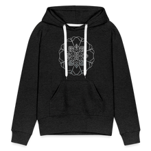 Indlæs billede til gallerivisning Silver Flor 1 Women’s Premium Hoodie - charcoal grey