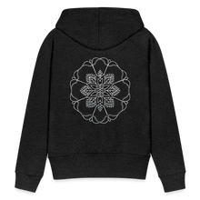 Indlæs billede til gallerivisning Silver Flor 1 Women’s Premium Hoodie - charcoal grey