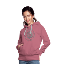 Indlæs billede til gallerivisning Silver Flor 1 Women’s Premium Hoodie - mauve