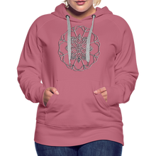 Indlæs billede til gallerivisning Silver Flor 1 Women’s Premium Hoodie - mauve