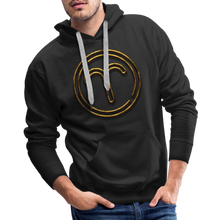 Load image into Gallery viewer, Aries 3D Gold Medallion Men’s Premium Hoodie - black