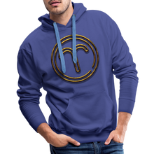 Load image into Gallery viewer, Aries 3D Gold Medallion Men’s Premium Hoodie - royal blue