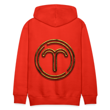 Load image into Gallery viewer, Aries 3D Gold Medallion Men’s Premium Hoodie - red