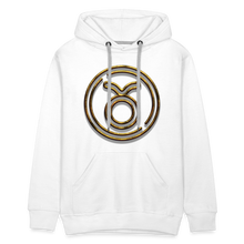 Load image into Gallery viewer, Taurus 3D Gold Men’s Premium Hoodie - white