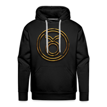 Load image into Gallery viewer, Taurus 3D Gold Men’s Premium Hoodie - black
