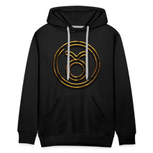 Load image into Gallery viewer, Taurus 3D Gold Men’s Premium Hoodie - black