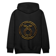 Load image into Gallery viewer, Taurus 3D Gold Men’s Premium Hoodie - black