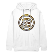 Load image into Gallery viewer, Cancer 3D Gold Men’s Premium Hoodie - white
