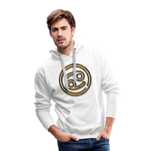 Load image into Gallery viewer, Cancer 3D Gold Men’s Premium Hoodie - white