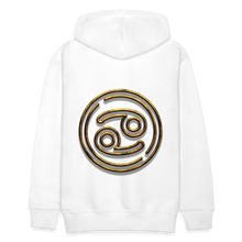 Load image into Gallery viewer, Cancer 3D Gold Men’s Premium Hoodie - white