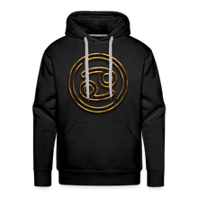 Load image into Gallery viewer, Cancer 3D Gold Men’s Premium Hoodie - black