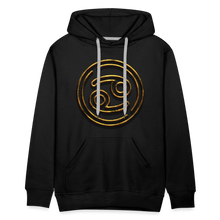 Load image into Gallery viewer, Cancer 3D Gold Men’s Premium Hoodie - black