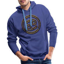 Load image into Gallery viewer, Cancer 3D Gold Men’s Premium Hoodie - royal blue