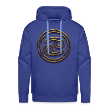 Load image into Gallery viewer, Cancer 3D Gold Men’s Premium Hoodie - royal blue