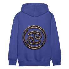 Load image into Gallery viewer, Cancer 3D Gold Men’s Premium Hoodie - royal blue