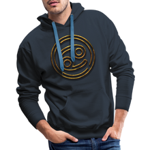 Load image into Gallery viewer, Cancer 3D Gold Men’s Premium Hoodie - navy
