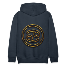Load image into Gallery viewer, Cancer 3D Gold Men’s Premium Hoodie - navy