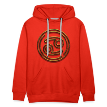 Load image into Gallery viewer, Cancer 3D Gold Men’s Premium Hoodie - red