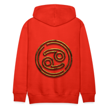 Load image into Gallery viewer, Cancer 3D Gold Men’s Premium Hoodie - red