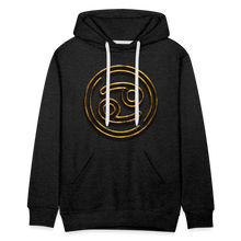 Load image into Gallery viewer, Cancer 3D Gold Men’s Premium Hoodie - charcoal grey
