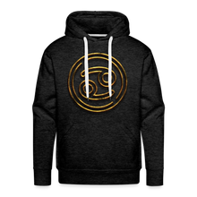 Load image into Gallery viewer, Cancer 3D Gold Men’s Premium Hoodie - charcoal grey